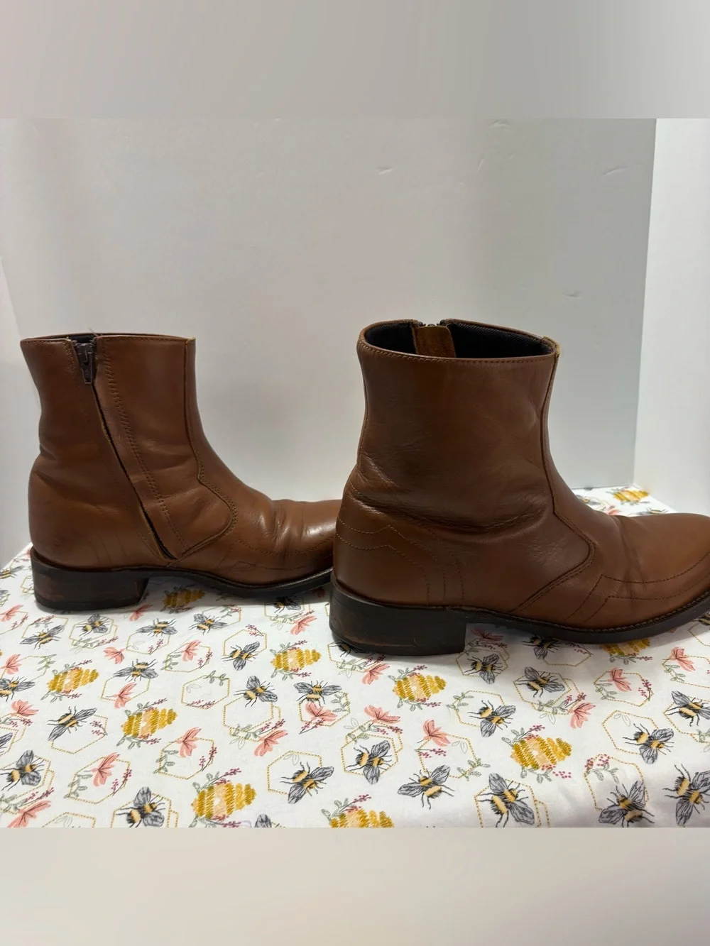 Men's Brown Leather Ankle Boots